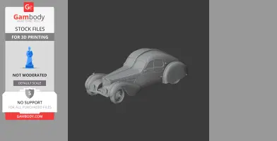 Bugatti Type 57 - Scale Vehicle STL