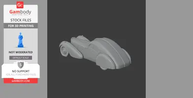 Bugatti Type 57 - Scale Vehicle STL