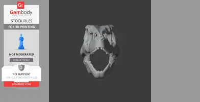 Dinheirosaurus Skull - Skull Replica STL