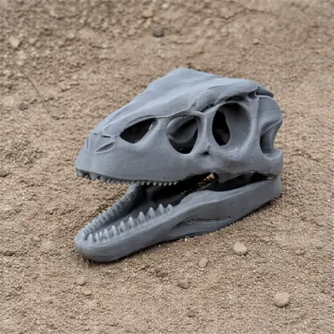 Dinheirosaurus Skull - Skull Replica STL