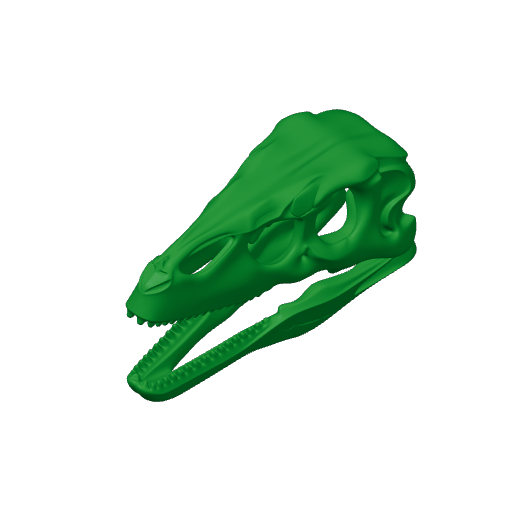 Dinheirosaurus Skull.3mf