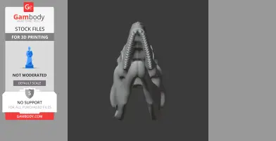 Dinheirosaurus Skull - Skull Replica STL