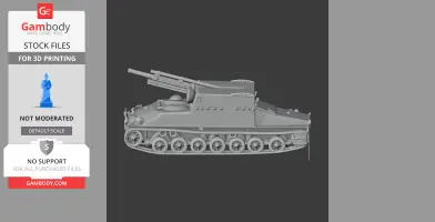 A detailed 3D model of an armored personnel carrier with tracks and a mounted turret.