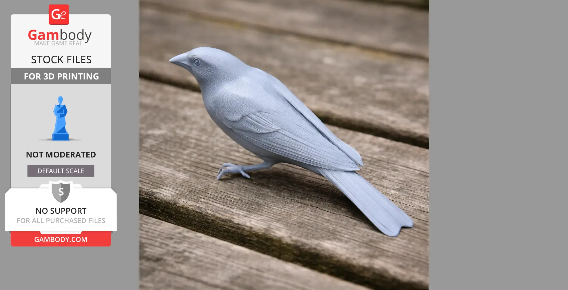 Antillean siskin - Prehistoric Animal STL