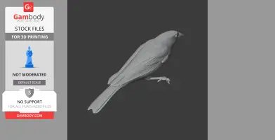 Antillean siskin - Prehistoric Animal STL