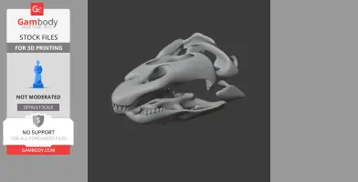 Dinosauromorphs Skull - Skull Replica STL