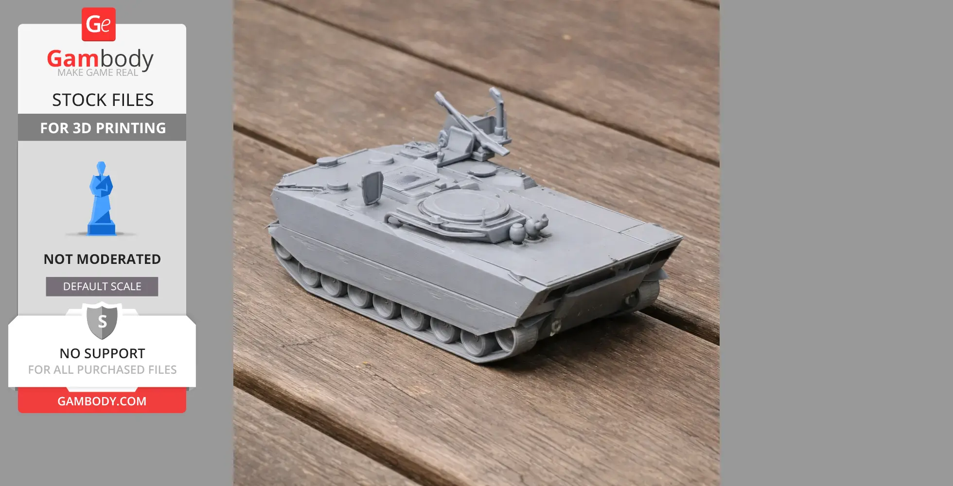Borsuk (infantry fighting vehicle) - Tank Model STL