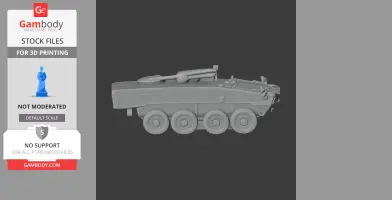 BOV 8x8 Patria - Tank Model STL