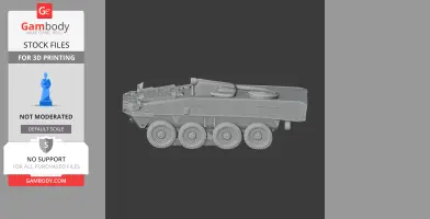 BOV 8x8 Patria - Tank Model STL