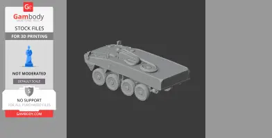 BOV 8x8 Patria - Tank Model STL