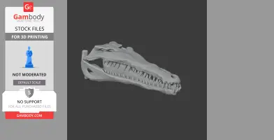 Gavinosaurus Skull - Skull Replica STL