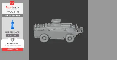 BRDM-2 - Tank Model STL
