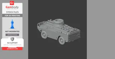 BRDM-2 - Tank Model STL