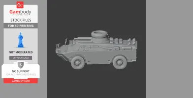 BRDM-2 - Tank Model STL
