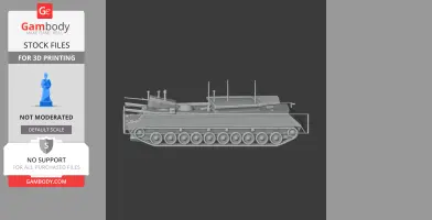 Bronco All Terrain Tracked Carrier - Tank Model STL
