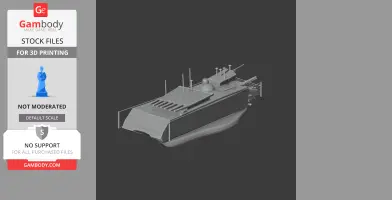 Bronco All Terrain Tracked Carrier - Tank Model STL
