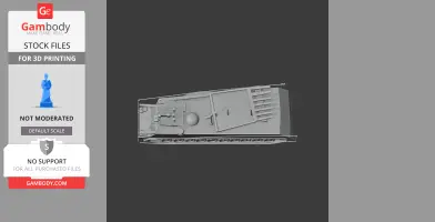 Bronco All Terrain Tracked Carrier - Tank Model STL