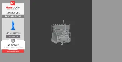 Bronco All Terrain Tracked Carrier - Tank Model STL