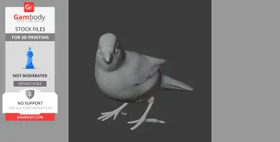 Arabian serin - Prehistoric Animal STL