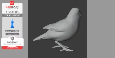 Arabian serin - Prehistoric Animal STL