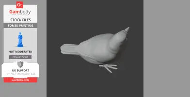 Arabian serin - Prehistoric Animal STL