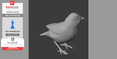 Arabian serin - Prehistoric Animal STL
