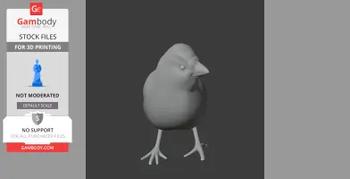 Arabian serin - Prehistoric Animal STL