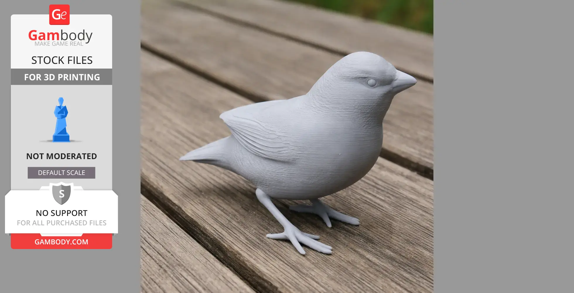 Arabian serin - Prehistoric Animal STL