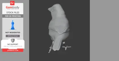 Arabian serin - Prehistoric Animal STL