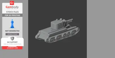 BT-42 - Tank Model STL