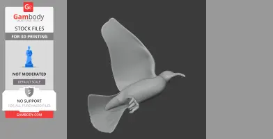 Arabian sunbird - Prehistoric Animal STL