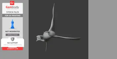Arabian sunbird - Prehistoric Animal STL