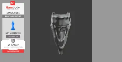 Herrerasaurus Skull - Skull Replica STL