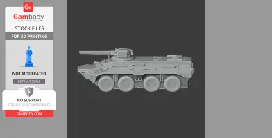 BTR-3 - Tank Model STL
