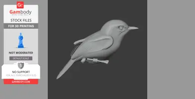 Archbold's newtonia - Prehistoric Animal STL