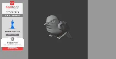 Archbold's newtonia - Prehistoric Animal STL