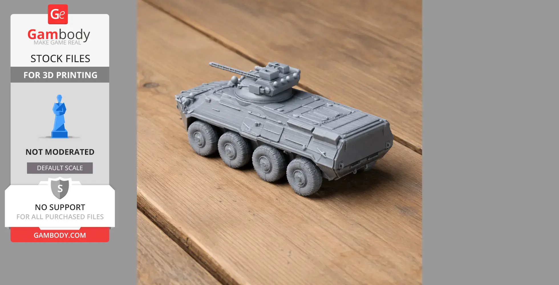 BTR-3U - Tank Model STL