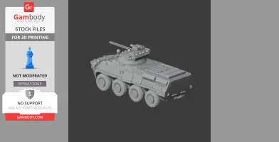 BTR-3U - Tank Model STL