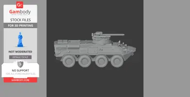 BTR-3U - Tank Model STL
