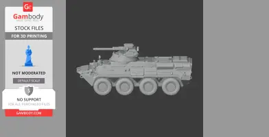 BTR-3U - Tank Model STL