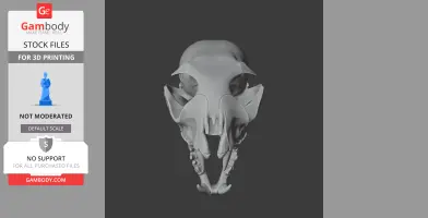 Iberian Lynx Skull - Skull Replica STL