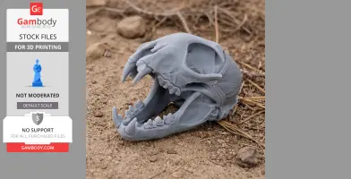 Iberian Lynx Skull - Skull Replica STL