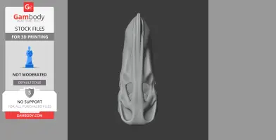 Inostrancevia Skull - Skull Replica STL