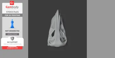 Inostrancevia Skull - Skull Replica STL