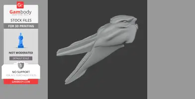 Archbold's nightjar - Prehistoric Animal STL