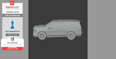 Cadillac Escalade - Scale Vehicle STL