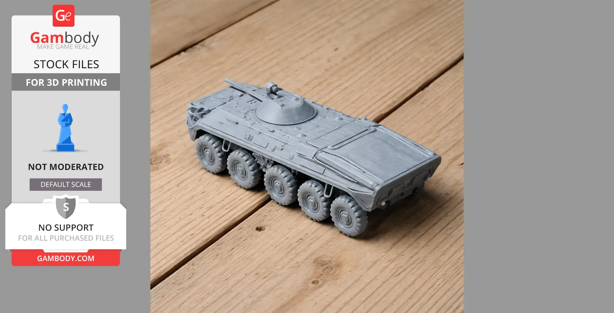 BTR-7 - Tank Model STL