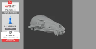 Jaekelopterus Skull - Skull Replica STL