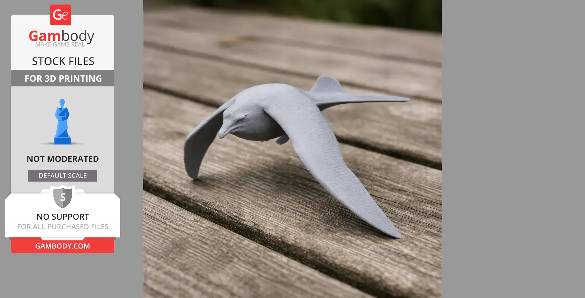 Arctic Skua - Prehistoric Animal STL