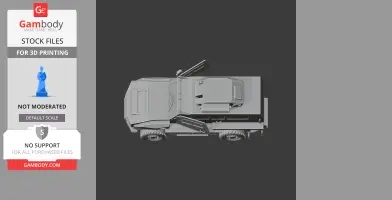 Bull (armored personnel carrier) - Tank Model STL